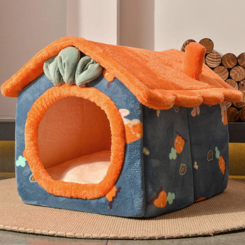 Fluffisimo® Doghouse Bed - Blue
