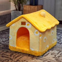 Fluffisimo® Doghouse Bed - Yellow
